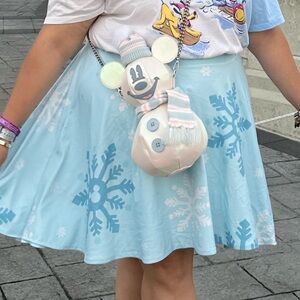 Disney Mickey Snowflake Christmas Skater Skirt 3XL